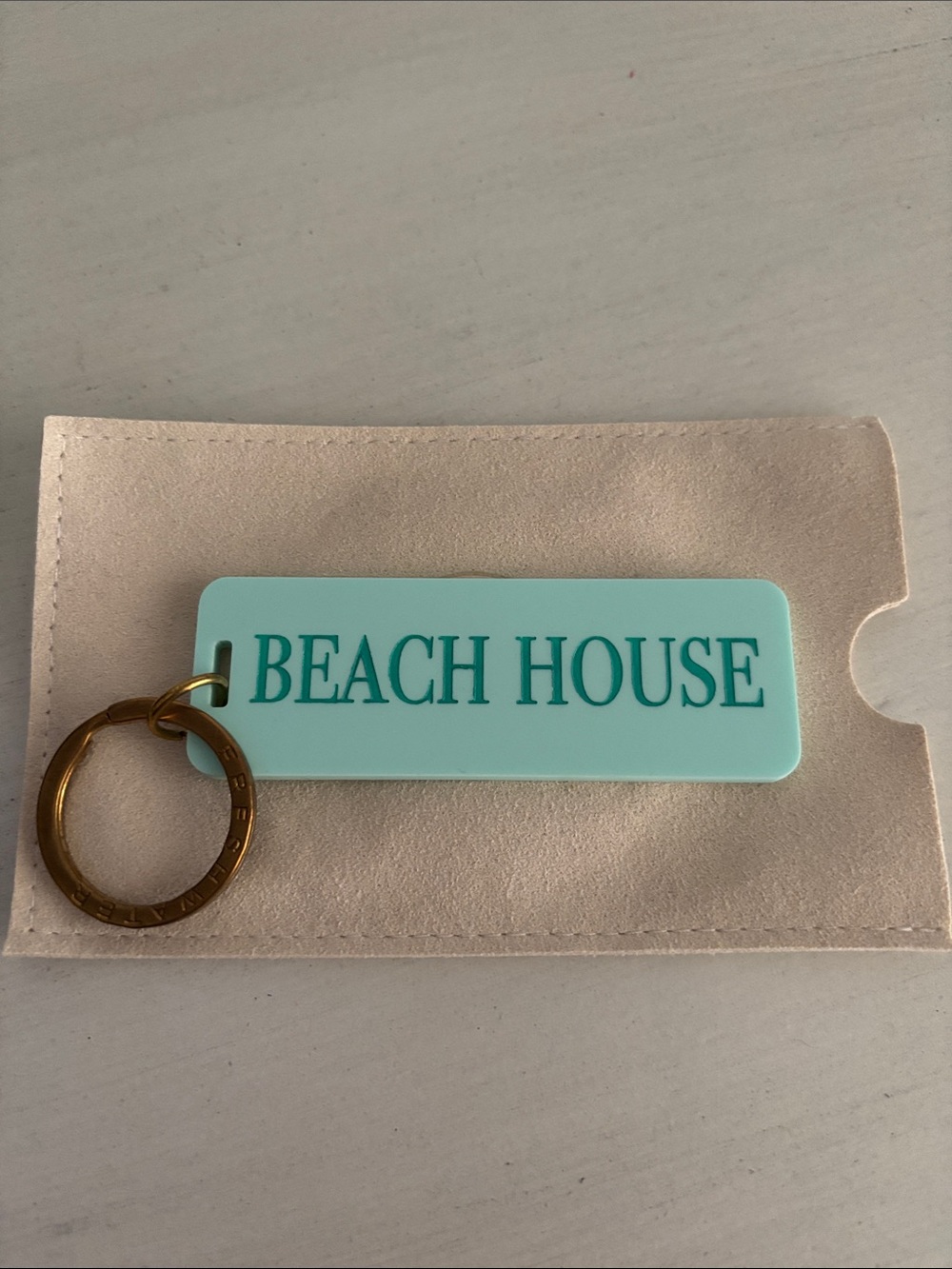 Beach House Mint Green Logo Plaque